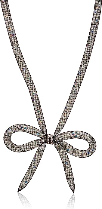 Mesh Bow Necklace